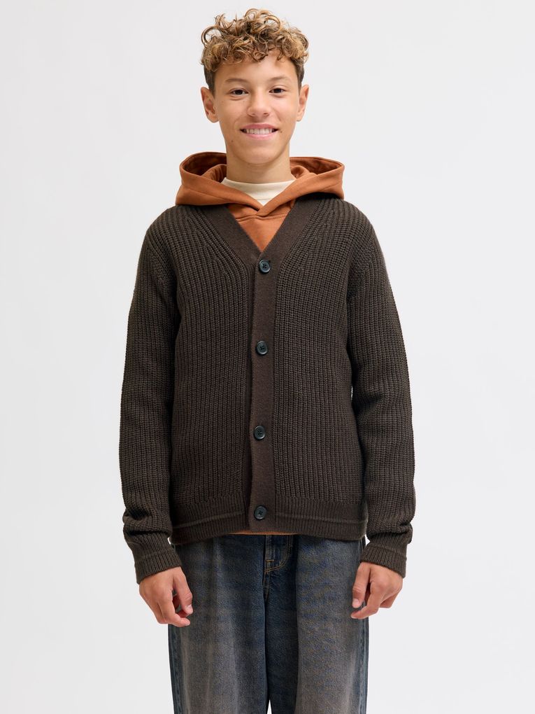 Jack & Jones Jungen Strickjacke JJCONNOR KNIT V-NECK CARDIGAN JNR