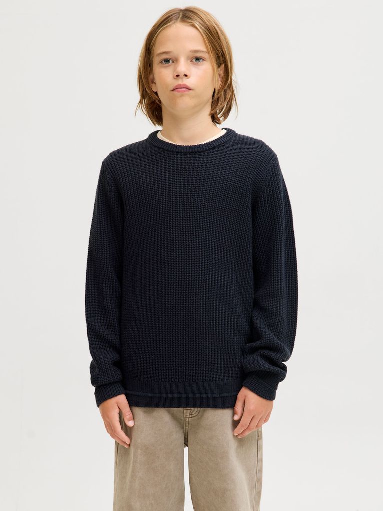 Jack & Jones Jungen Pullover JJKAITO KNIT CREW NECK BF JNR