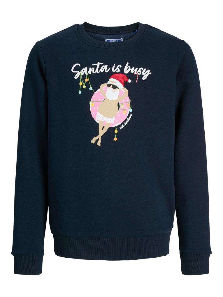 Jack & Jones Jungen Sweatshirt JJCHRISTMAS SWEAT CREW NECK JNR