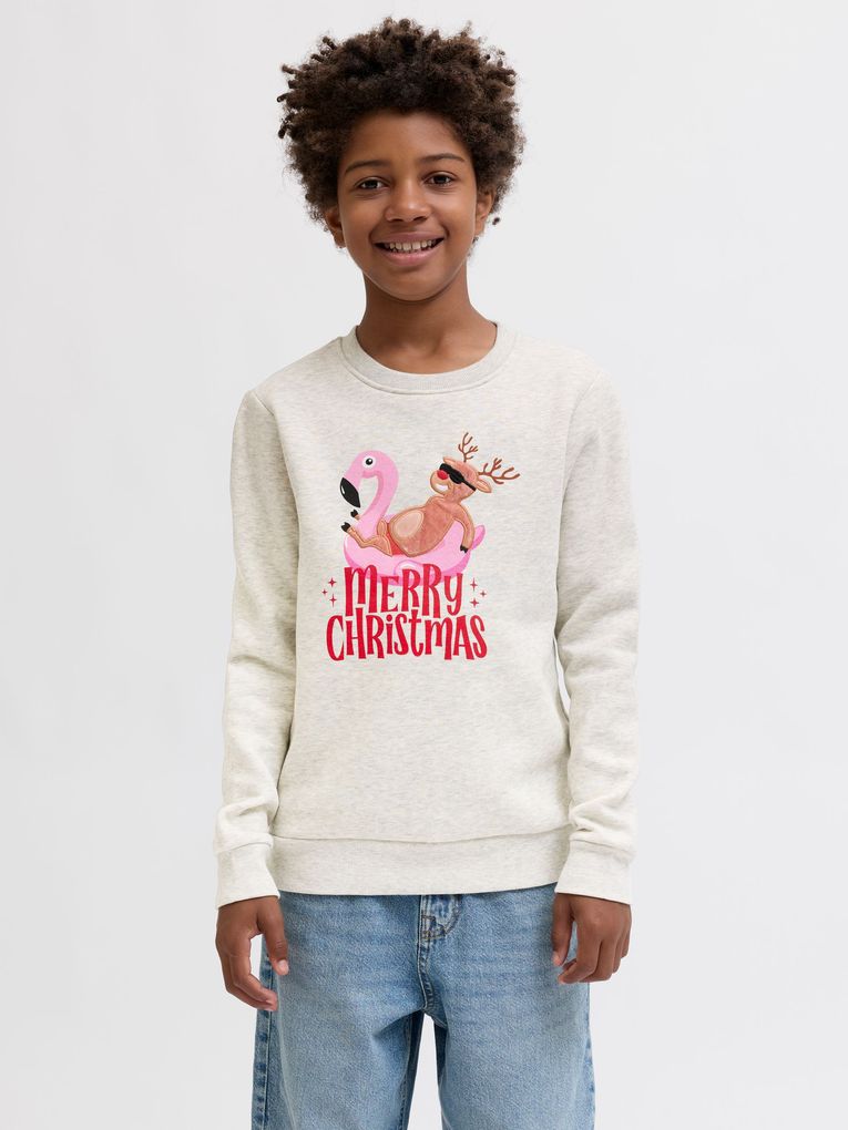 Jack & Jones Jungen Sweatshirt JJCHRISTMAS SWEAT CREW NECK JNR