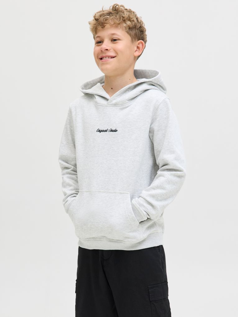 Jack & Jones Jungen Hoodie JORNORREBRO EMB SWEAT HOOD JNR