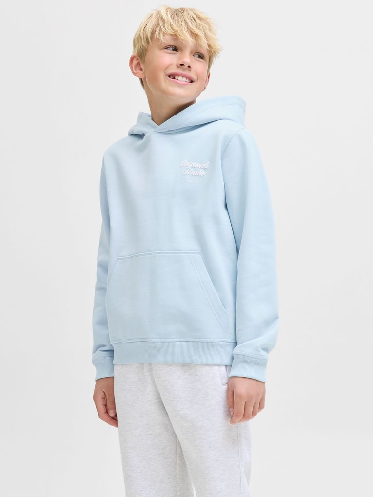 Jack & Jones Jungen Hoodie JORNORREBRO TYPO BACK SWEAT HOOD JNR