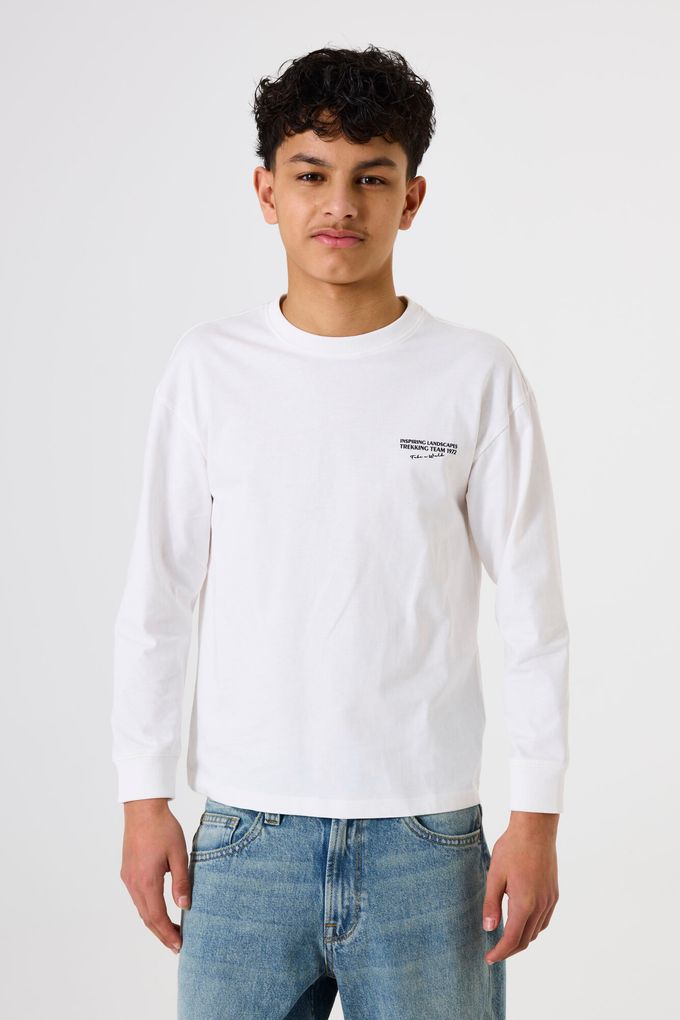 Garcia Jungen Langarmshirt mit Rückenprint