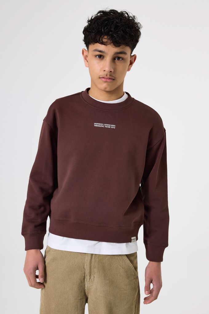 Garcia Jungen Rundhals-Sweatshirt mit Rückenprint