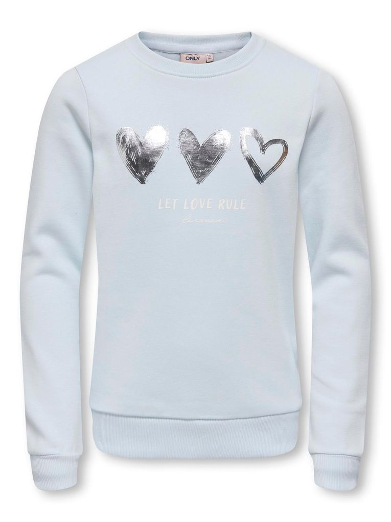 Kids Only Mädchen Sweatshirt KOGMARY LIFE L/S O-NECK