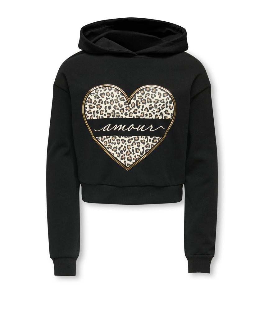 Kids Only Mädchen Kapuzensweatshirt KOGCOOPER LIFE HEART