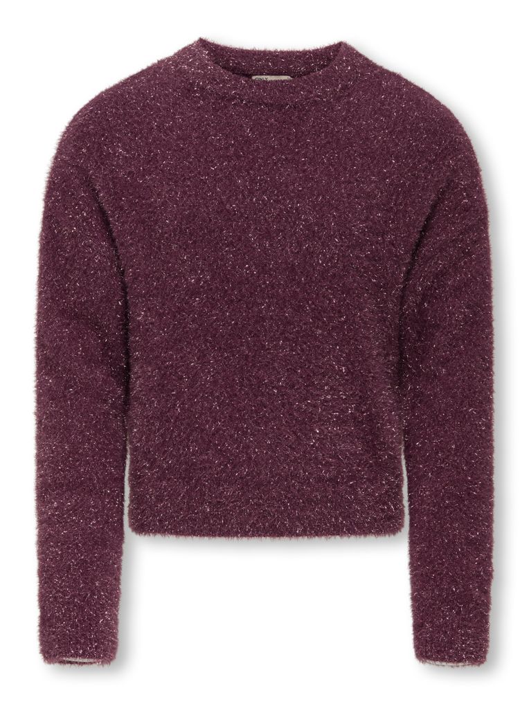 Kids Only Mädchen Pullover KOGPIUMO GLITTER L/S O-NECK KNT