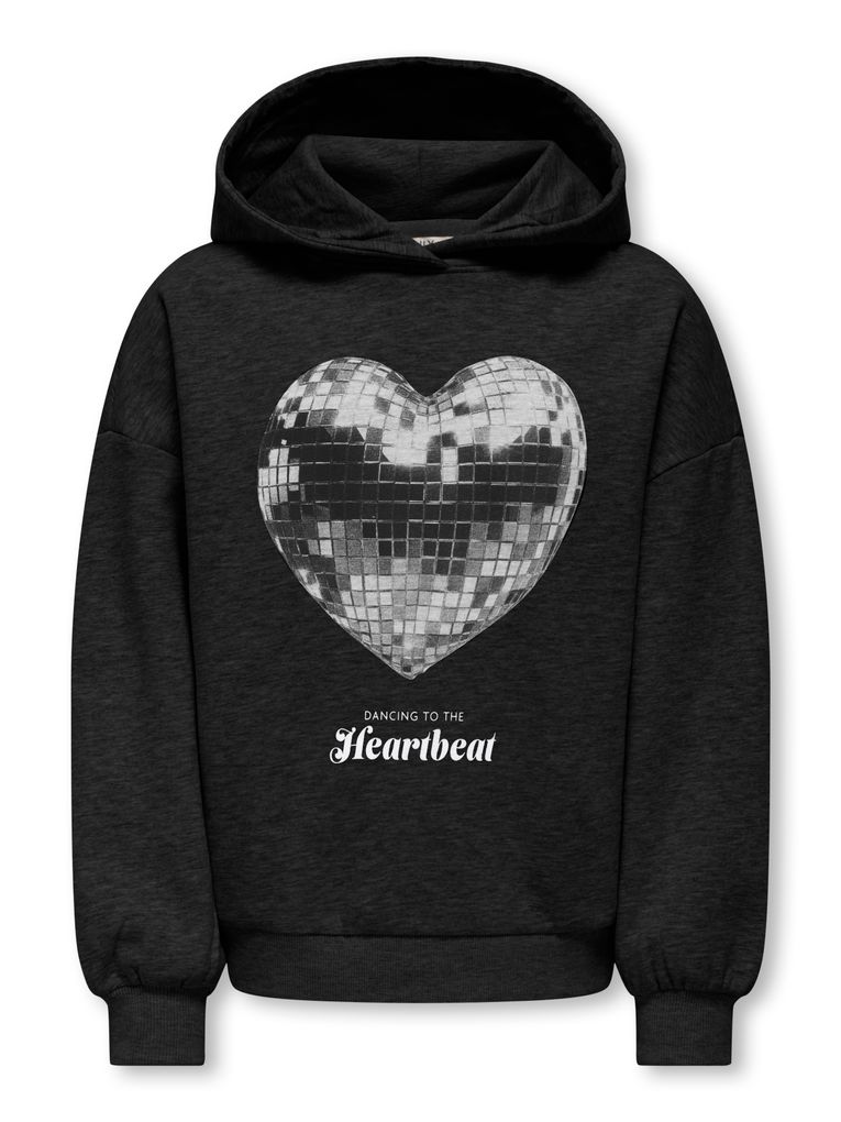 Kids Only Mädchen Kapuzensweatshirt KOGMARITA LIFE L/S LOOSE