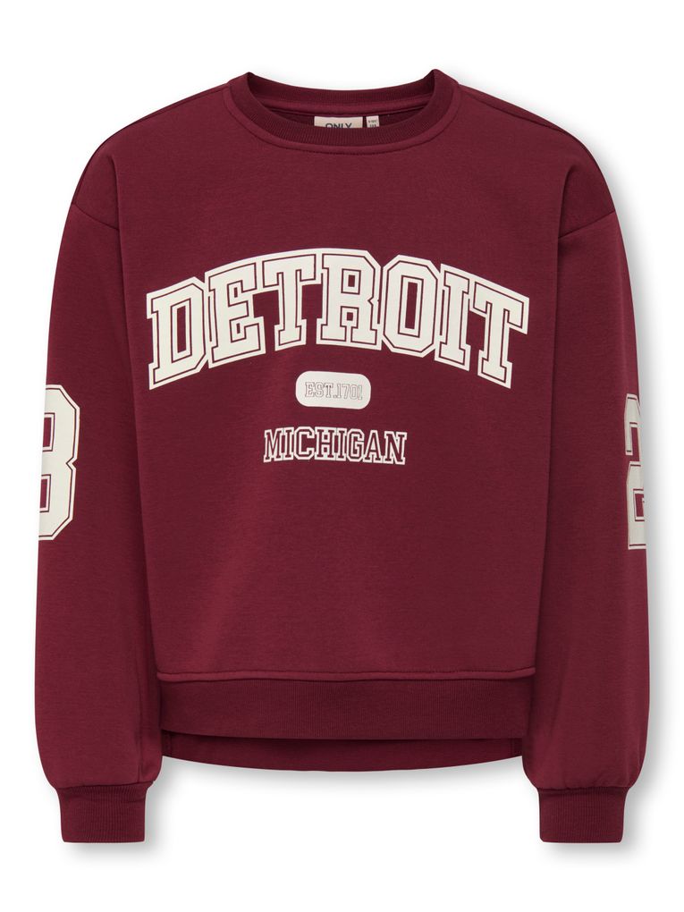 Kids Only Mädchen Sweatshirt KOGVICTORY LIFE L/S O-NECK SWT