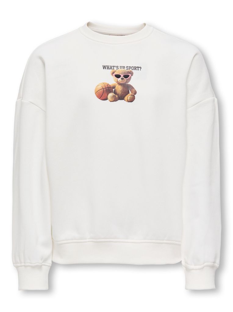 Kids Only Mädchen Sweatshirt KOGBILA L/S OVZ BEAR