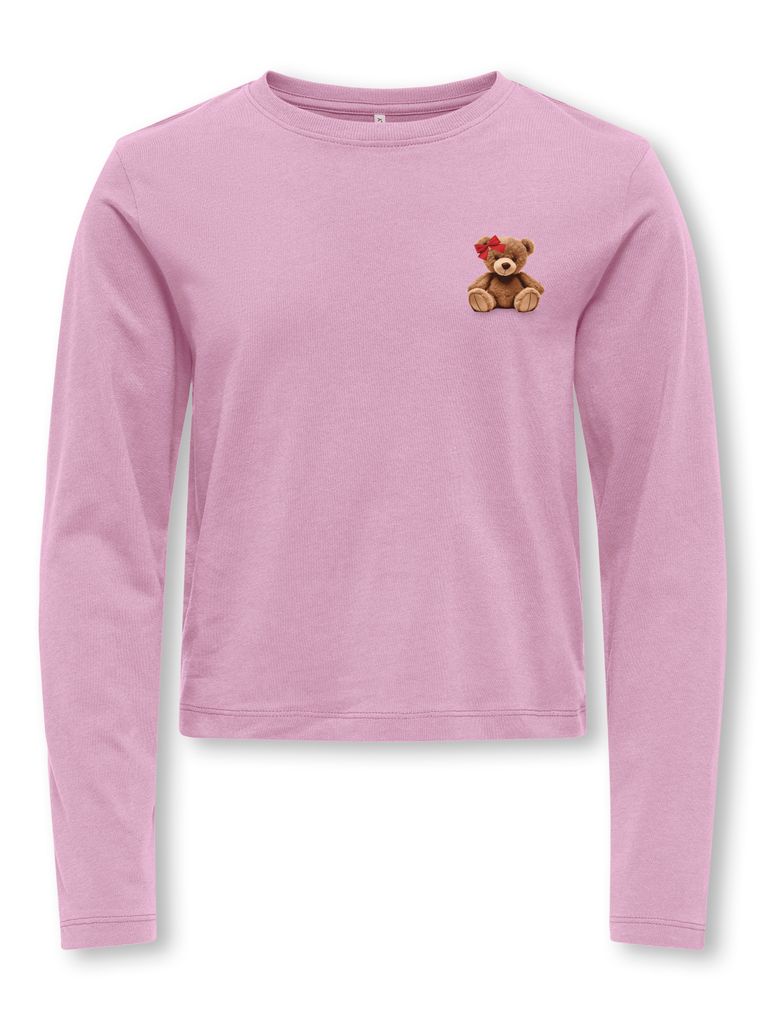 Kids Only Mädchen Langarmshirt KOGREX L/S PRINT TOP JRS