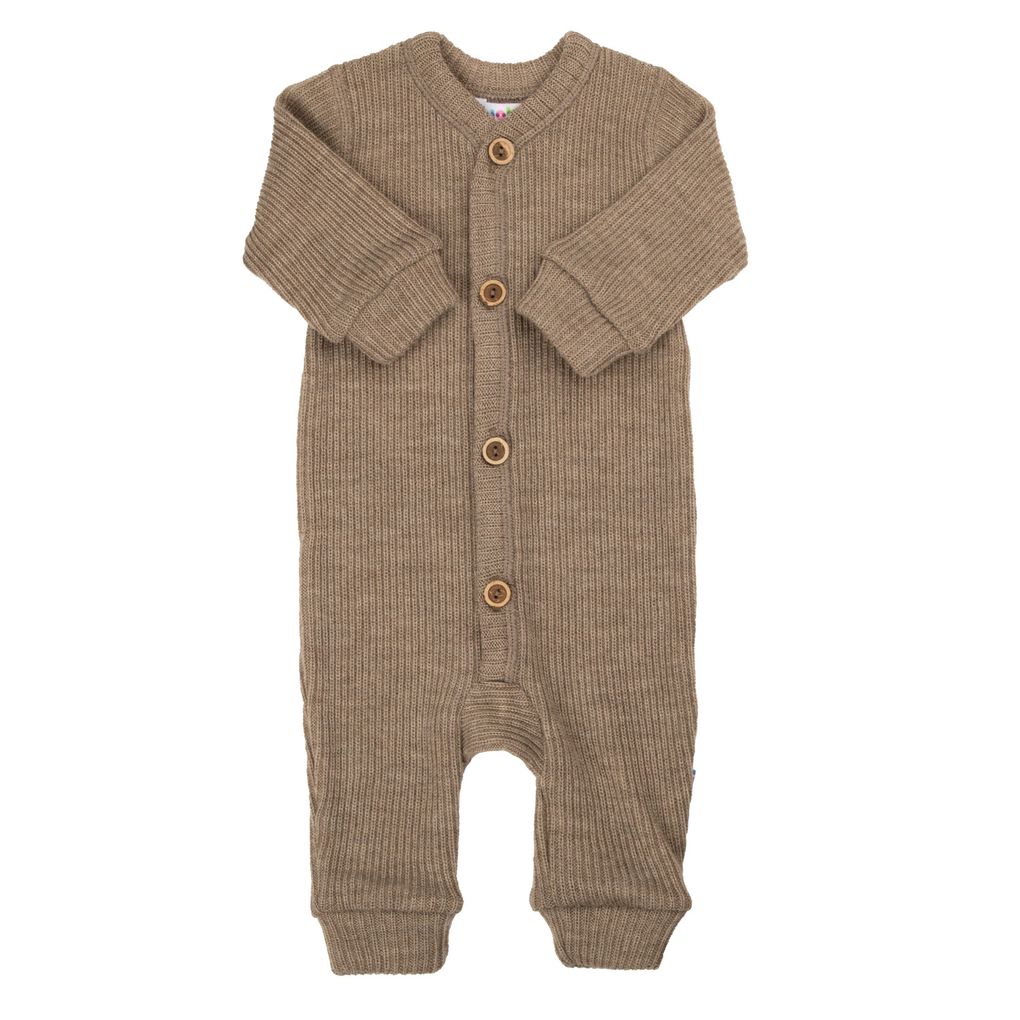 Joha Baby Jungen Wagenanzug warmer Overall aus Merino-Wolle
