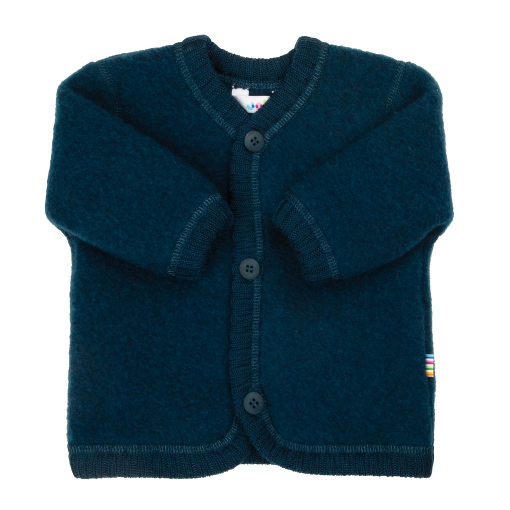 Joha Baby Jungen Mädchen Cardigan Wollfleece Merinowolle