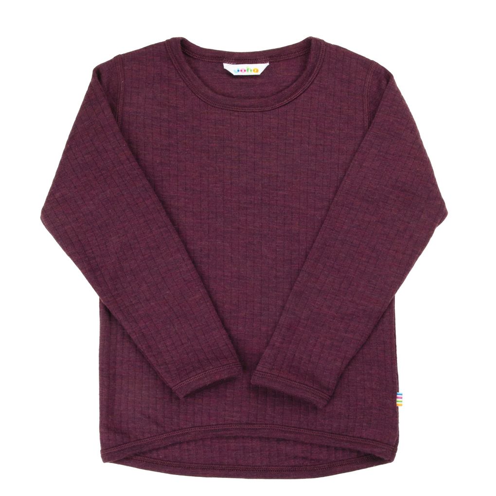 Joha Kinder Jungen Mädchen Langarmshirt Merinowolle