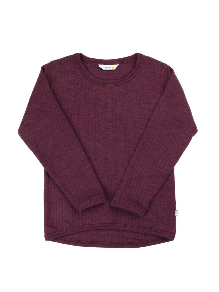 Joha Kinder Jungen Mädchen Langarmshirt Merinowolle
