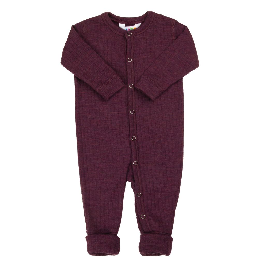 Joha Baby Mädchen Jungen Jumpsuit Schlafstrampler Merinowolle