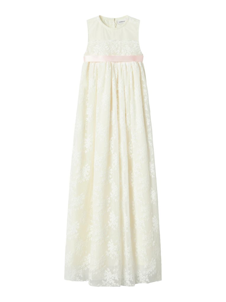 Name it Baby Mädchen Jungen Taufkleid lang