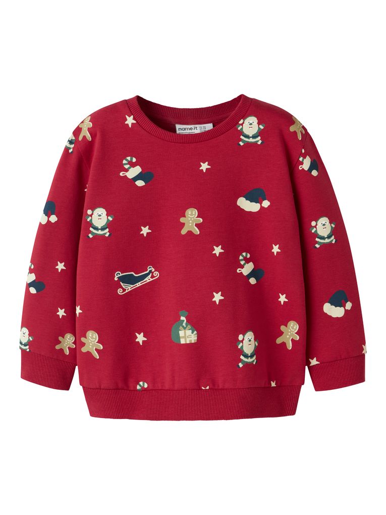 Name it Kinder Sweatshirt NMNROHOM Weihnachtsmotiv