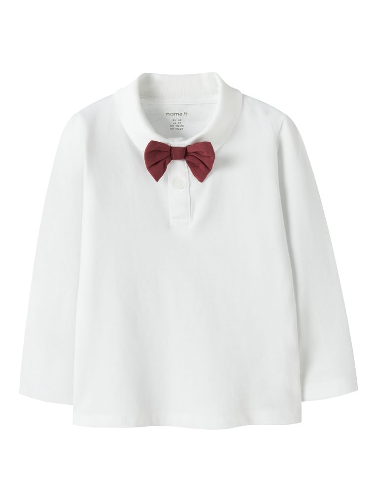 Name it Jungen Poloshirt mit Fliege NMMROGULA LS POLO