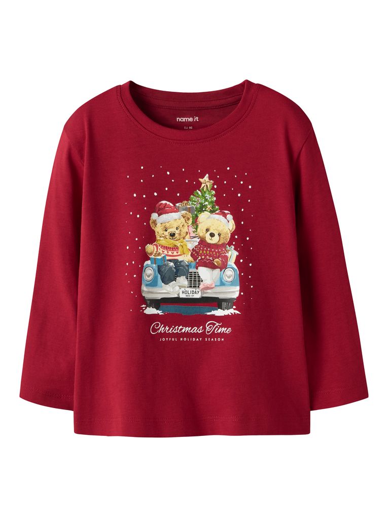 Name it Mädchen Langarmshirt NMFVOSMAS LS NREG TOP