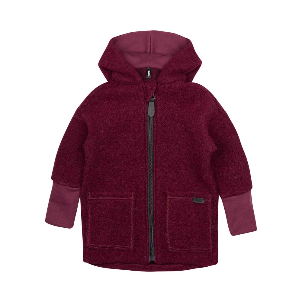 Pure Pure Kinder Mädchen Jungen Kapuzenjacke Wollwalk Schurwolle