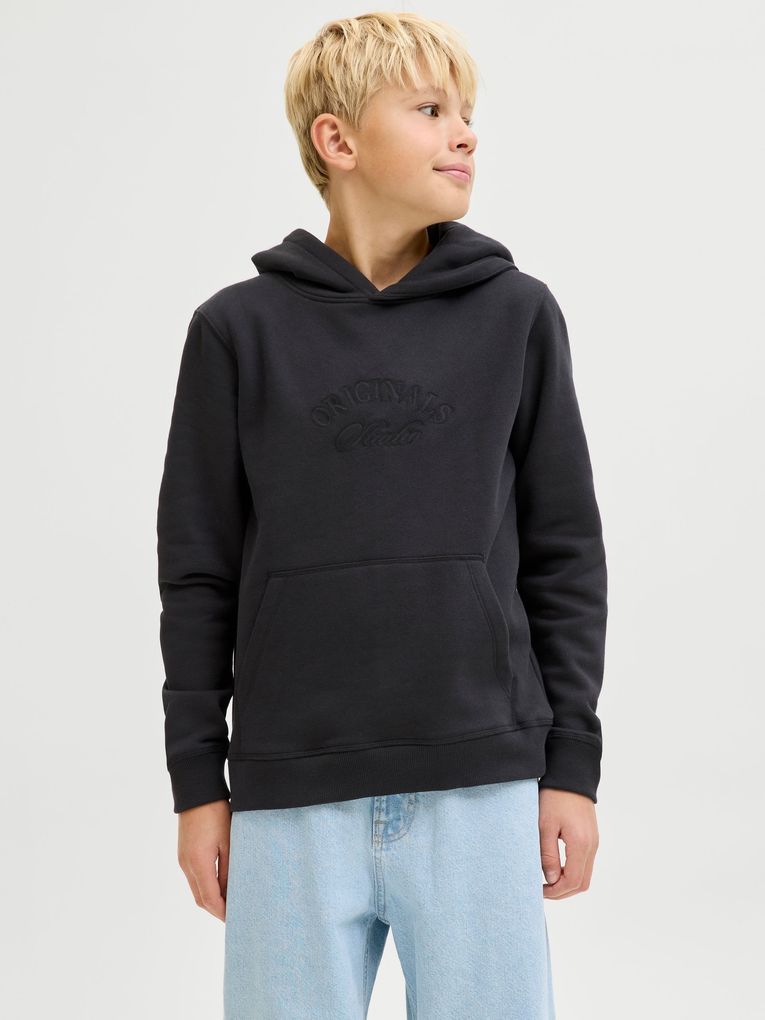 Jack & Jones Jungen Sweatshirt JORBLEECKER BRANDING SWEAT HOOD BF Junior
