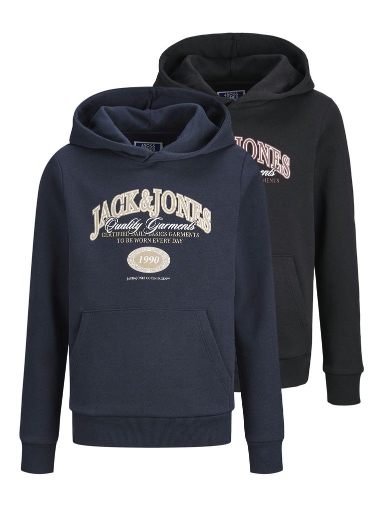 Jack & Jones Jungen 2er Pack Hoodies JJARI BRANDING SWEAT HOOD MNI