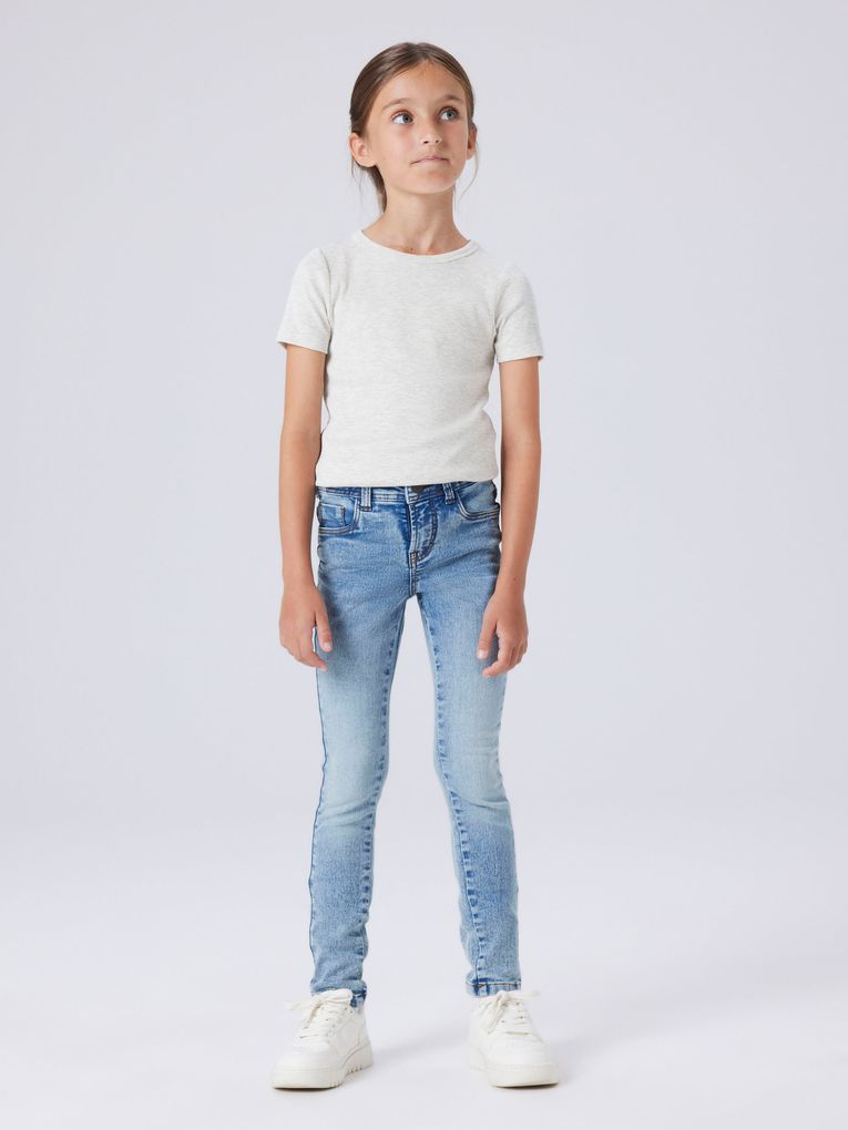 Name it Mädchen Jeans NKFPOLLY SKINNY JEANS 5070-LM