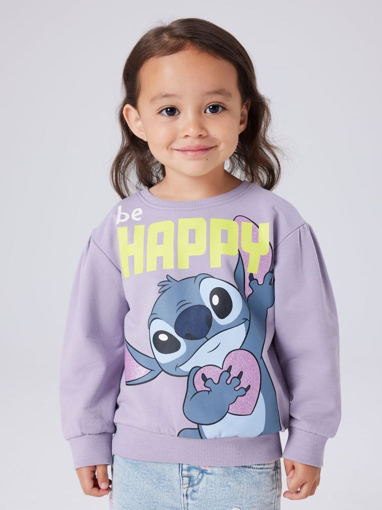 Name it Mädchen Sweatshirt NMFDIDI STITCH SWEAT UNB WDI