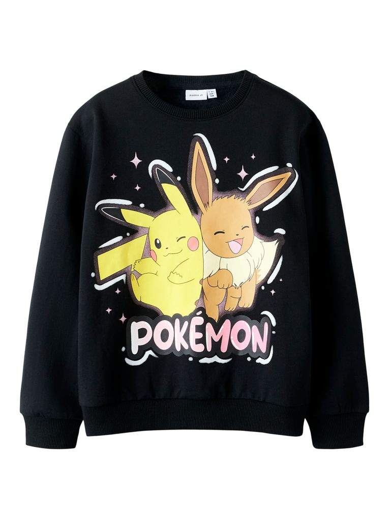 Name it Mädchen Sweatshirt NKFJYD POKEMON NREG SWEAT BRU SKY