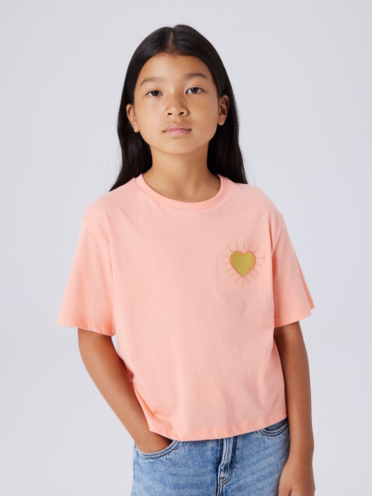 Name it Mädchen T-Shirt NKFBEATRICE S/S NREG SH TOP BOX PS