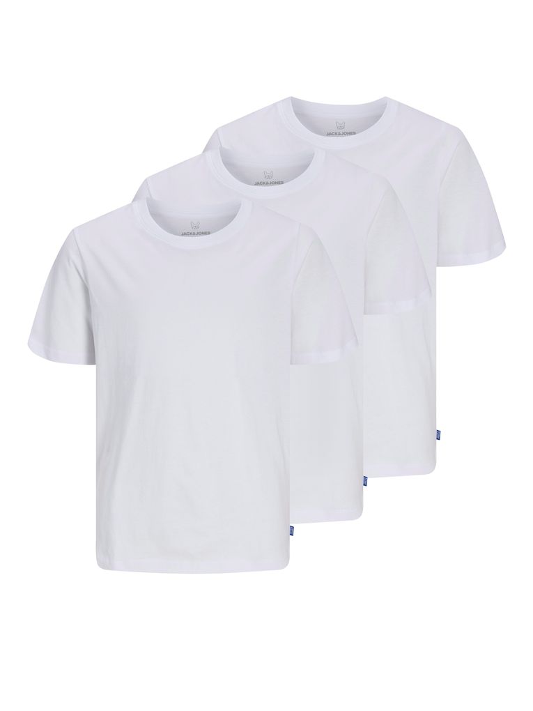 Jack & Jones Jungen 3er-Pack Kurzarm T-Shirts JJEORGANIC JNR