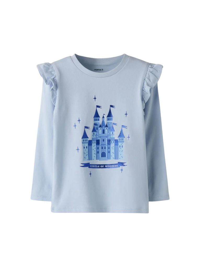 Name it Mädchen Langarmshirt Feen-Print NMFTIKKA