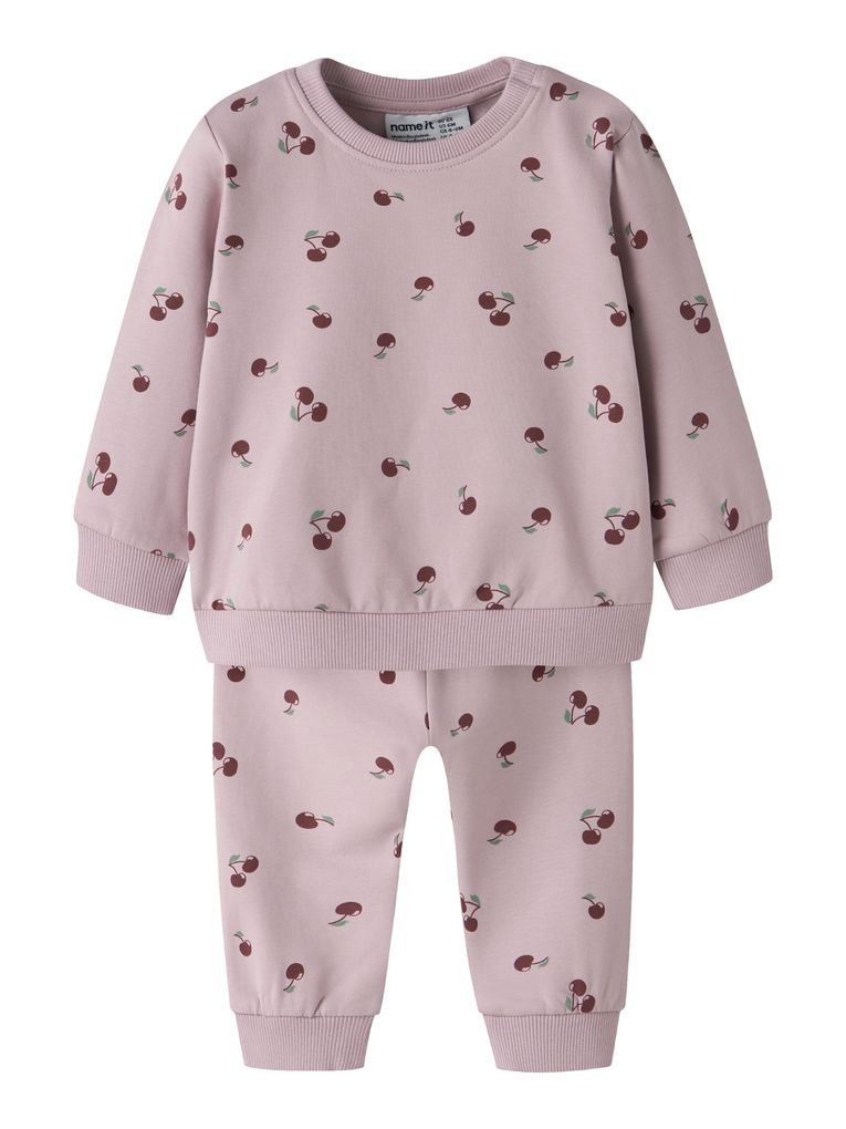 Name it Mädchen Baby Set Sweatshirt & Jogginghose NBFVIMONE