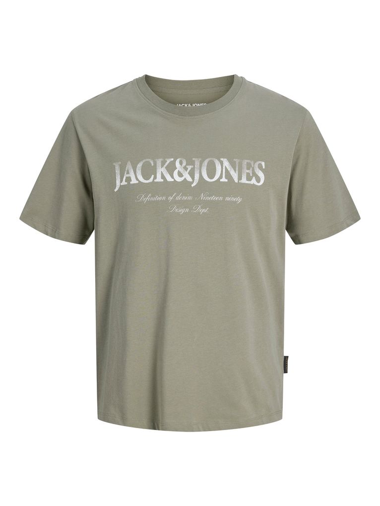 Jack & Jones Jungen T-Shirt Kurzarm Logo-Print JJDEVIN
