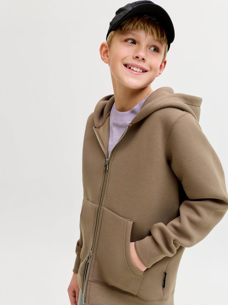 Jack & Jones Jungen Kapuzensweatjacke loose fit JCOCOVER JNR