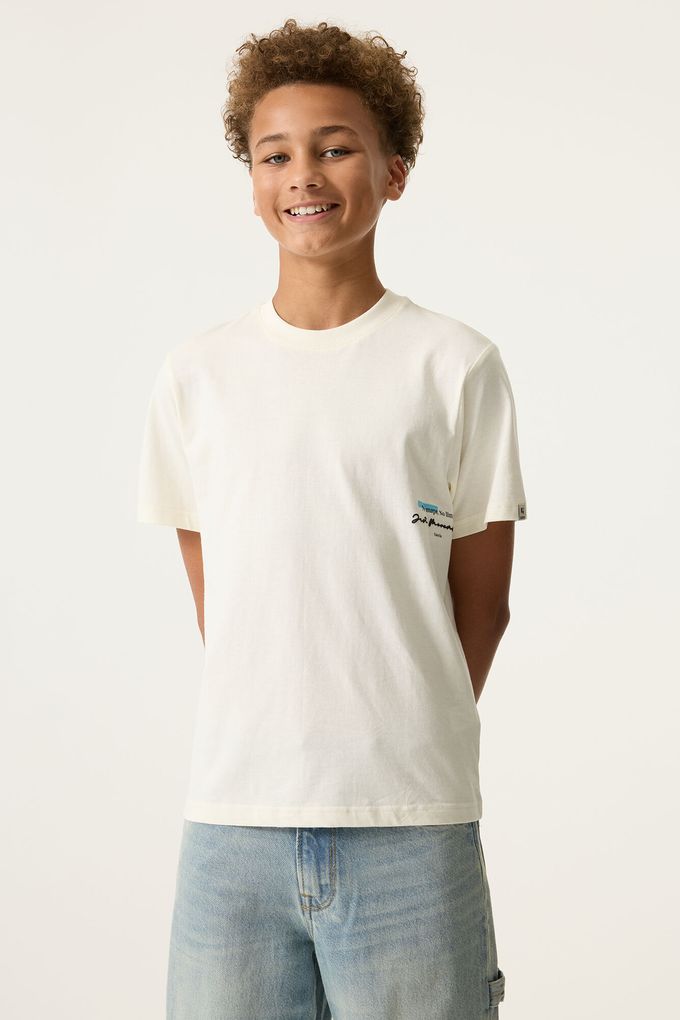 GARCIA Jungen T-Shirt mit Rückenprint, Loose Fit T-shirt