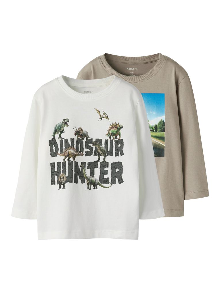 Name it Jungen 2er Pack Langarmshirts NMMVOTO