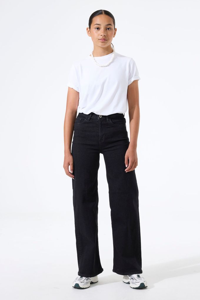 Garcia Mädchen Jeans Wide Fit High Waist Annemay