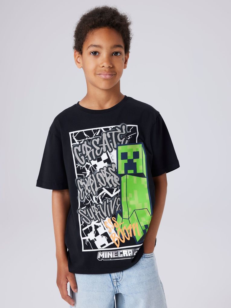 Name it Jungen Minecraft T-Shirt NKMMASE