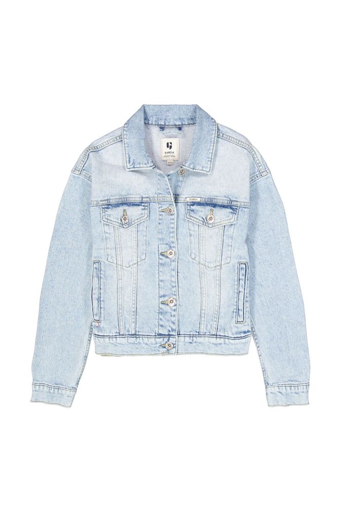 Garcia Mädchen Jeansjacke Teenager Übergangsjacke Emira