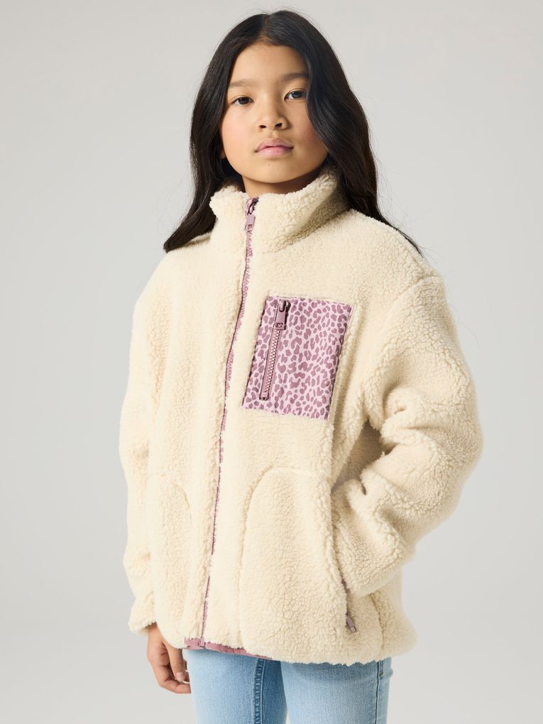 Name it Mädchen Teddyjacke Übergangsjacke NKFMONICA