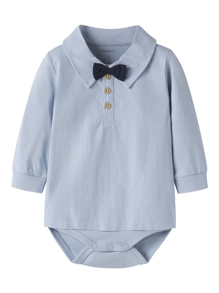 Name it Jungen Baby Hemdbody mit Fliege NBMNOLLER