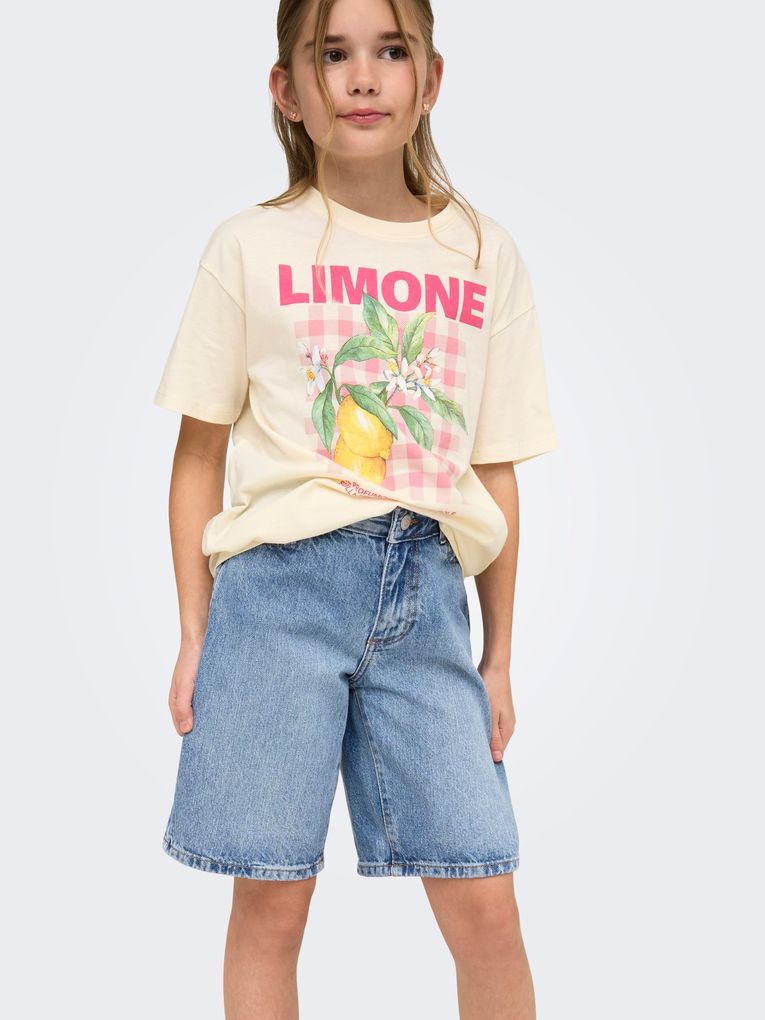 KIDS ONLY Mädchen Jeansshorts High Waist KOGSONNY