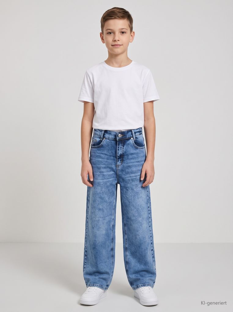 Blue Effect Super Baggy Jeans weites Bein für schlanke Jungen