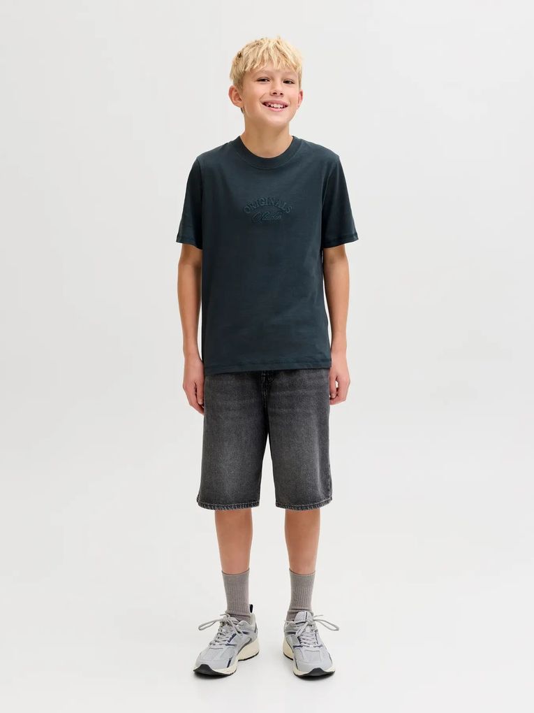 Jack & Jones Junior Jungen Baggy Fit Jeansshorts Jjialex