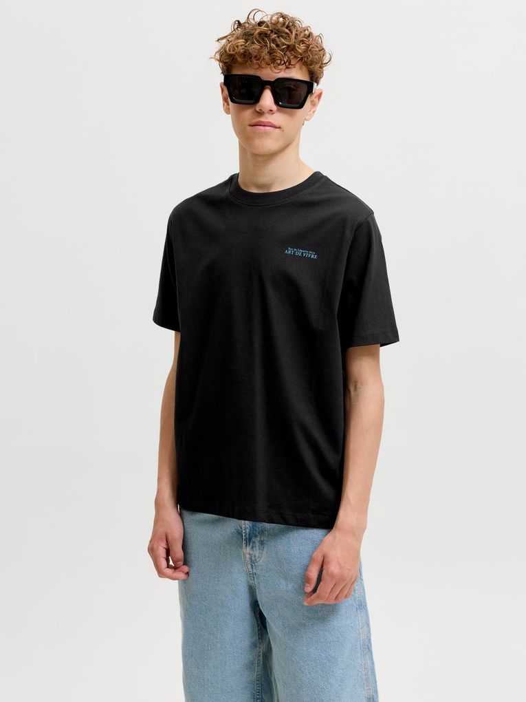 Jack & Jones Junior Jungen Basic T-Shirt Jjlemon Backprint
