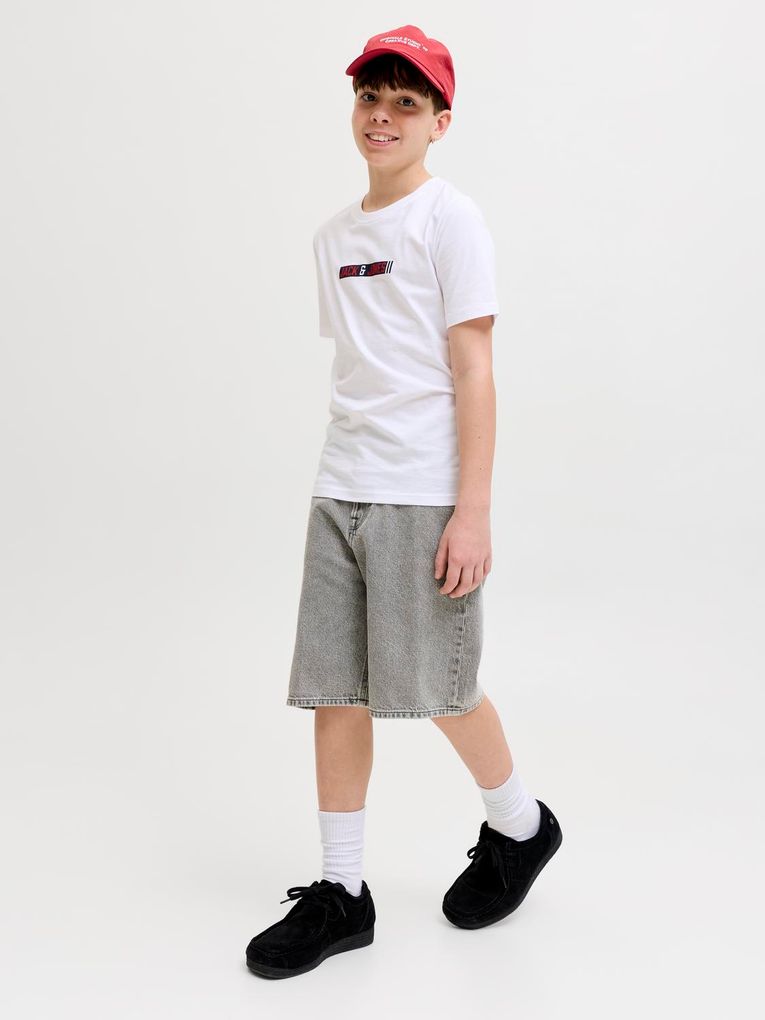 Jack & Jones Junior Jungen Jeansshorts Jjialex grey denim