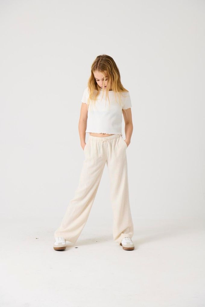 Kids Only Mädchen Sommerhose Viskose-Leinen-Mix Kogsiesta