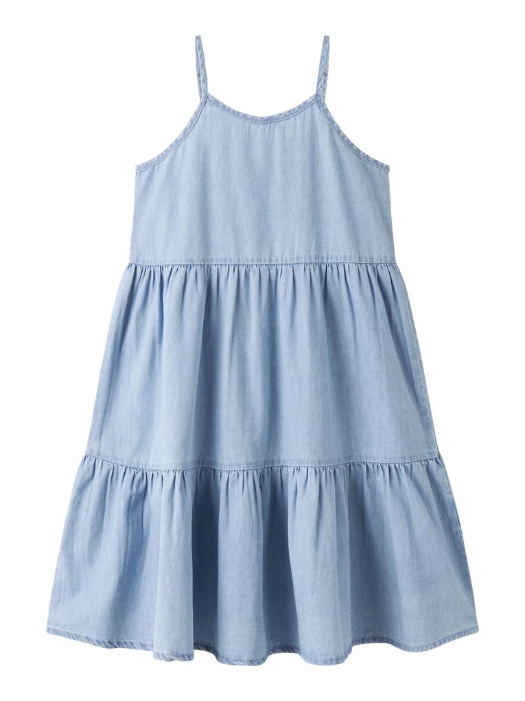 Name it Mädchen Kinder Sommer Midi Jeanskleid Nkfnaya